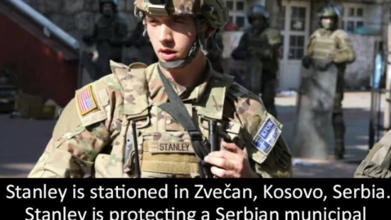 Serbët bëjnë fushatë kundër ushtarit amerikan që po qëndron në veri, bëjnë thirrje edhe për vrasjen e tij