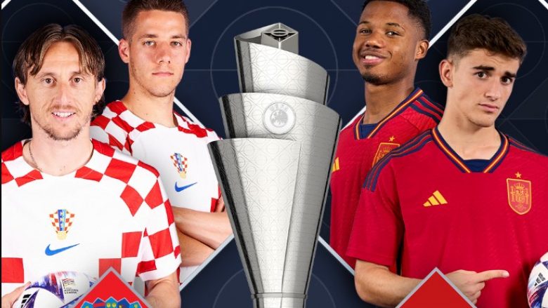 Kroacia kërkon historinë përballë Spanjës në finalen e Ligës së Kombeve