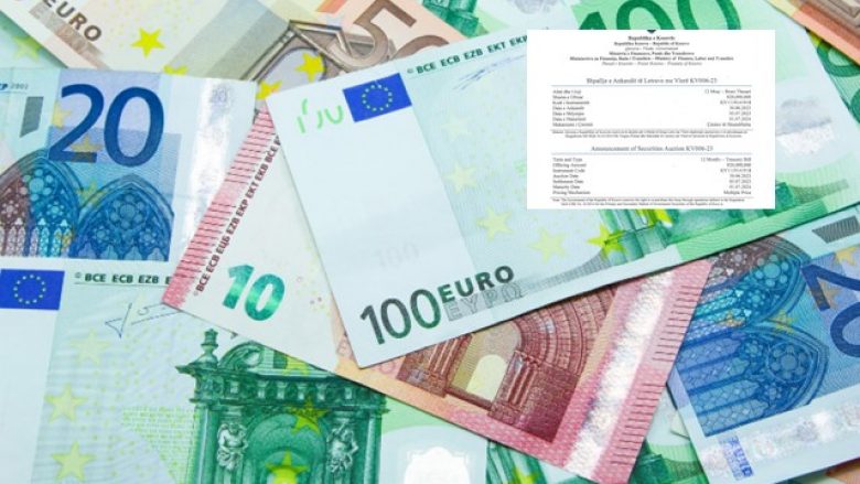 Më 30 qershor 2023 ankandi i gjashtë i letrave me vlerë, në shumën prej 20 milionë euro