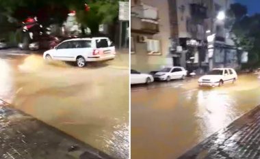 Vërshohen rrugë e sheshe në disa qytete të Kosovës