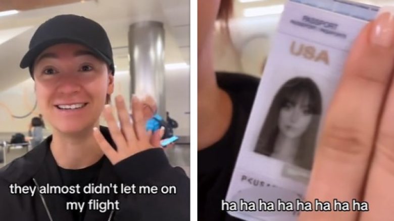 Amerikanja tha se pothuajse nuk u lejua të hipte në aeroplan pasi dukej ndryshe nga fotografia e pasaportës