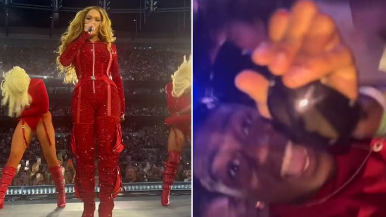 Një fans i Beyonces kapi syzet që artistja hodhi në turmë gjatë koncertit, i nxjerr në ankand me një çmim mbi 17 mijë euro