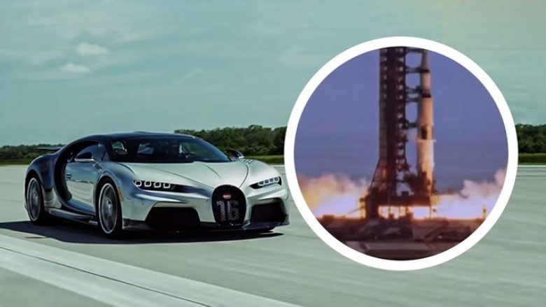 Top Gear e krahasoi Space Shuttle me Bugatti Chiron