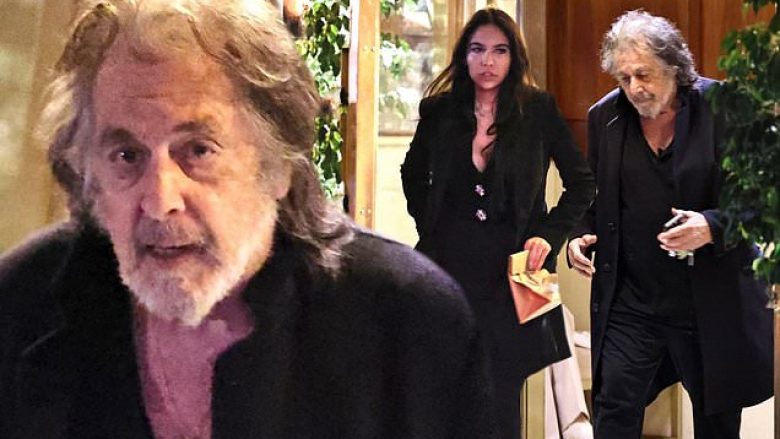 Al Pacino fotografohet në një mbrëmje romantike me partneren e tij 54 vjet më të re në moshë
