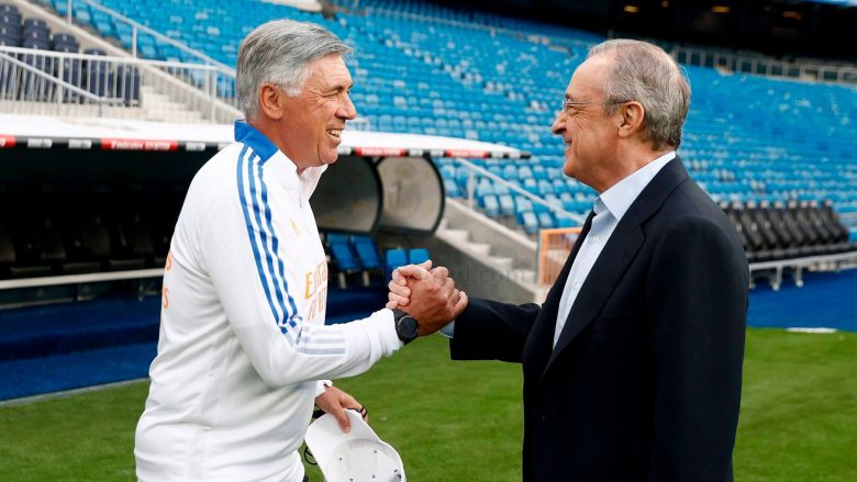 Florentino Perez konsideron dy ish-yje për postin e Ancelottit