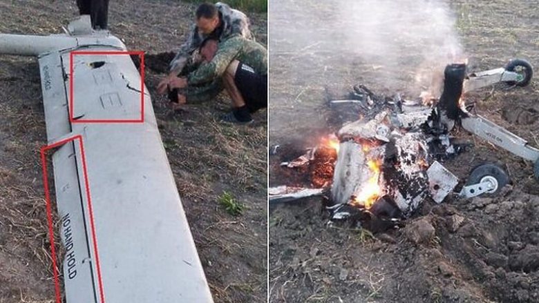 Rusët publikuan pamjet e rrëzimit të një droni, por doli të jetë fluturakja e tyre