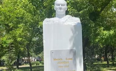 Busti i Ataturkut në Elbasan shkakton debat e kundërshti