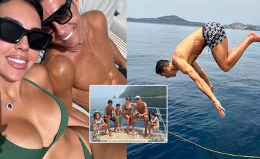 Cristiano Ronaldo shijon pushimet familjare me Georgina Rodriguez dhe fëmijët teksa publikojnë pamje nga super jahti luksoz