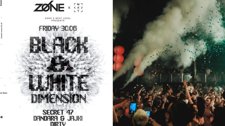 Sonte natë elektrizuese në Zone Club me eventin ‘Black X White Dimension’