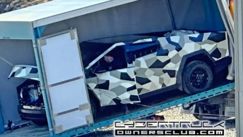 Imazhet e reja të prototipit Cybertruck Tesla tregojnë një detaj tjetër