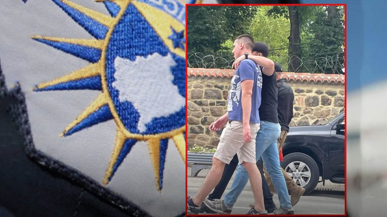 Policia e ndalon djalin e Vuçiqit, ia largon bluzën me mesazhe provokuese