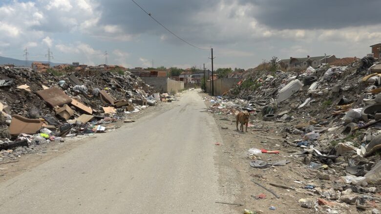 Në deponinë në Shuto Orizare kamionët me mbeturina vazhdojnë të zbrazen njëri pas tjetrit pa i dhënë llogari askujt