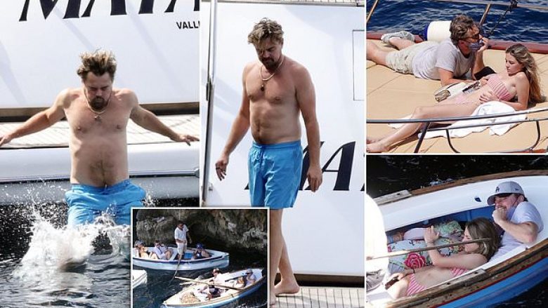 Leonardo DiCaprio shihet me një tjetër vajzë misterioze në një jaht në bregdet