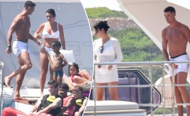 Ronaldo dhe Georgina vazhdojnë të shijojnë pushimet verore në superjahtin e tyre luksoz në Sardenjë
