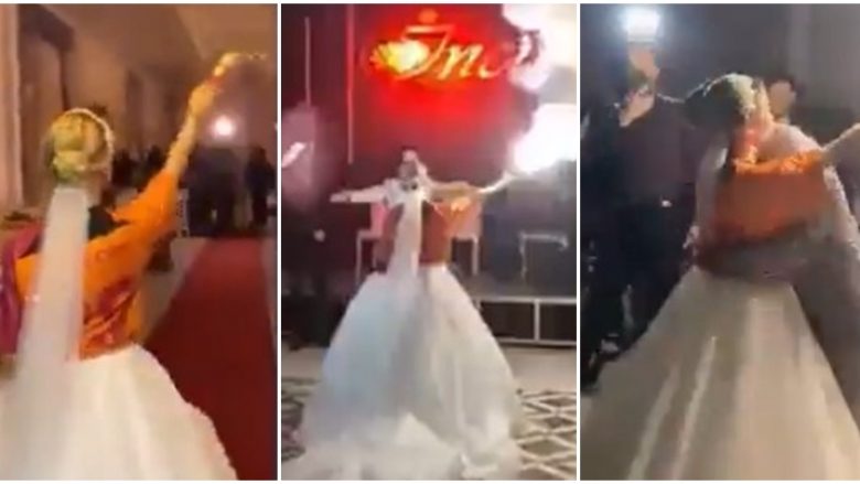 Nusja e befason me veshjen e saj bashkëshortin në ditën e dasmës – pamjet bëhen virale në Turqi