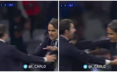Momenti që ndoshta u ka ikur nga finalja: Inzaghi e shtyu ashpër një anëtar të stafit të stadiumit
