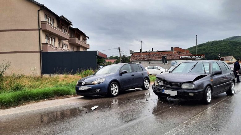 Aksident në rrugën Prishtinë-Podujevë, shkaktohen kolona të gjata