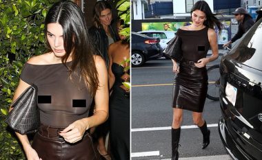 Kendall Jenner e guximshme, shfaqet pa sytjena rrugëve të Santa Monicas