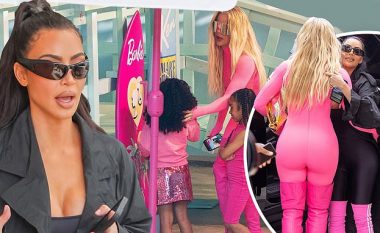 Motrat Kardashian marrin vëmendjen e kalimtarëve në Santa Monica, të veshura si Barbie