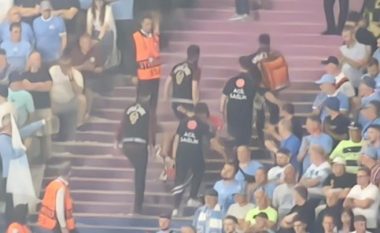 Skena shqetësuese: Tifozi i Man Cityt u largua me barelë nga stadiumi i finales së Ligës së Kampionëve