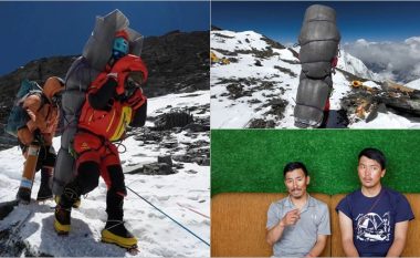 Ishte kapur për një litar dhe po dridhej nga të ftohtit, alpinisti i ngrirë shpëtohet nga 'zona e vdekjes' në Everest në misionin 'pothuajse të pamundur'