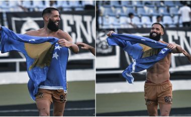 Liridon Krasniqi protagonist në Malajzi, e dërgon skuadrën e tij në gjysmëfinale të Kupës dhe feston me flamurin e Kosovës