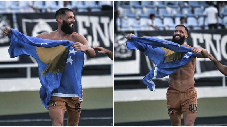Liridon Krasniqi protagonist në Malajzi, e dërgon skuadrën e tij në gjysmëfinale të Kupës dhe feston me flamurin e Kosovës