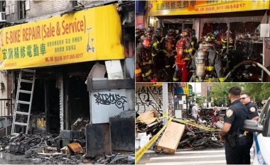 Katër të vdekur dhe dy të lënduar rëndë pas një zjarri në një dyqan të biçikletave elektrike në Nju Jork