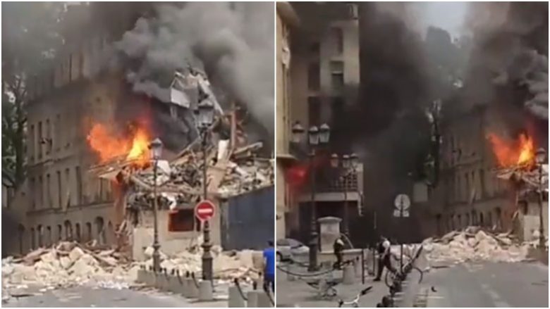 Shpërthim i fuqishëm gazi në Paris, disa ndërtesa të përfshira nga flakët – raportohet për disa të lënduar rëndë