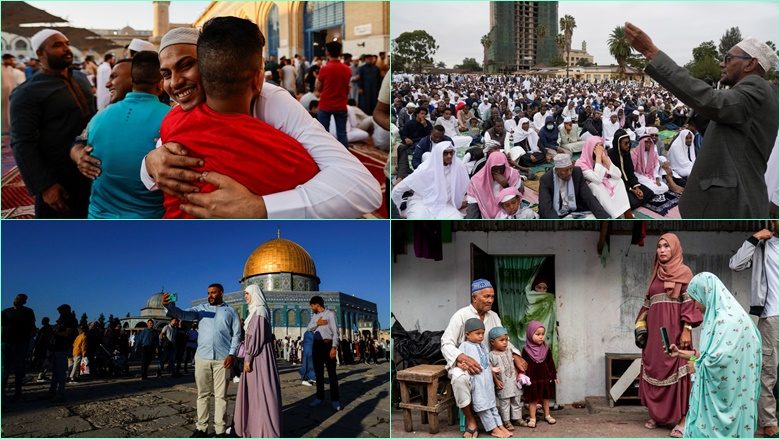Imazhet që tregojnë se si miliona njerëz po festojnë Kurban Bajramin në mbarë botën