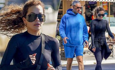 Rita Ora vazhdon rutinën e saj të jetesës së shëndetshme, ndërsa fotografohet në vrapin e mëngjesit me bashkëshortin e saj