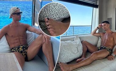 Ronaldo publikon fotografi nga pushimet, por vëmendjen si gjithmonë e marrin thonjtë e tij të lyer