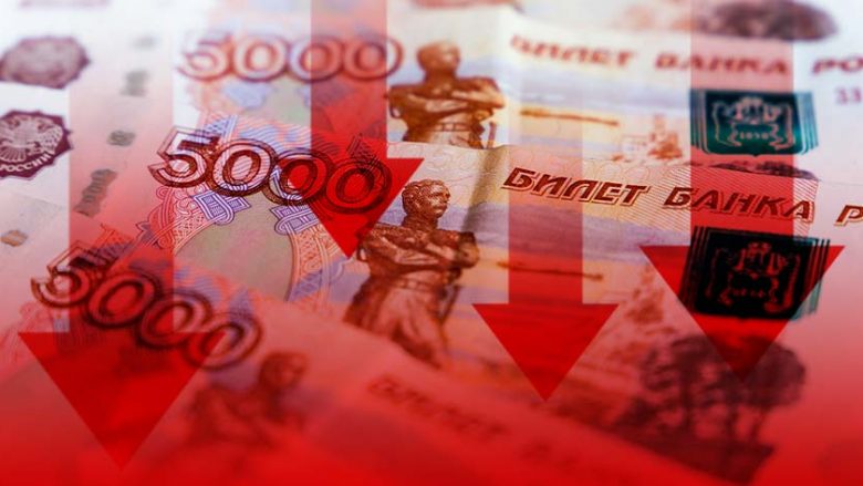 Bie ndjeshëm vlera e rublës ruse, niveli më i ulët në 15 muajt e fundit