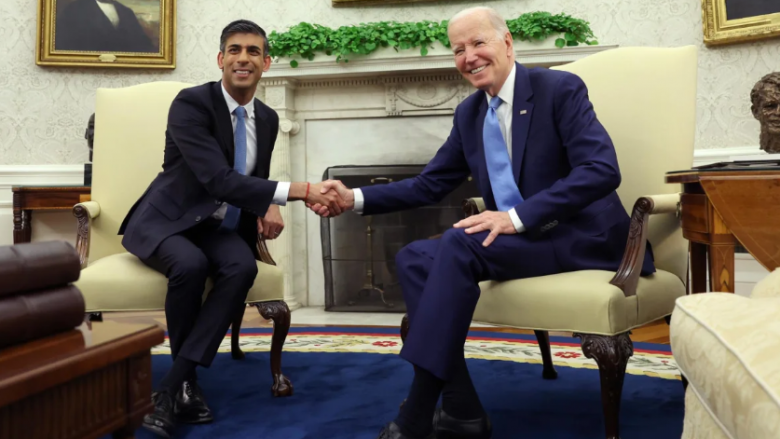 Çka do të diskutojnë Biden dhe Sunak në Shtëpinë e Bardhë?