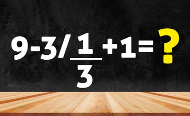 Vetëm më të talentuarit në matematikë kanë përgjigjen për këtë enigmë!