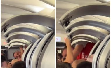 Një pasagjer i hutuar u zgjua nga gjumi për ta parë vetën në hapësirën e bagazheve të një aeroplani