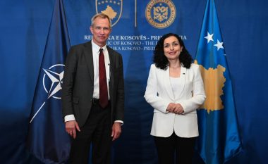 Osmani dhe Ndihmës Sekretari i Përgjithshëm i NATO-s, biseduan për de-eskalimin e situatës në veri
