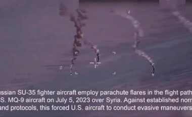 Aeroplanët luftarakë rusë për pak sa nuk  u përplasën me dronët amerikanë mbi Siri – publikohen pamjet
