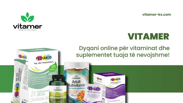 Investoni në shëndetin tuaj nga rehatia e shtëpisë – gjeni vitaminat dhe suplementet e nevojshme në dyqanin online Vitamer