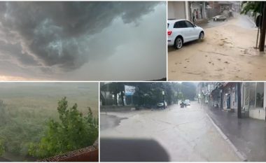 Shi i rrëmbyeshëm dhe erëra të fuqishme në disa qytete të Kosovës