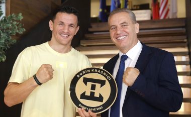 Al Trade i ndan Çmimin e Artë boksierit Robin Krasiniqi – fillon aktivitetet për shënimin e mbi dy dekadave profesonalizëm në fushën e ndërtimit