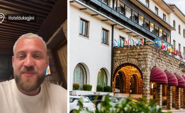 Luiz Ejlli mbetet i mahnitur nga mikpritja dhe madhështia e Hotel Dukagjinit në Pejë