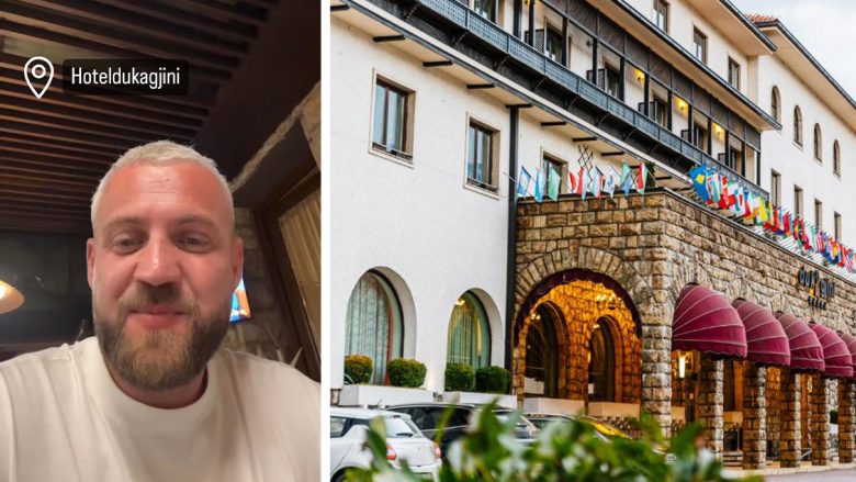 Luiz Ejlli mbetet i mahnitur nga mikpritja dhe madhështia e Hotel Dukagjinit në Pejë