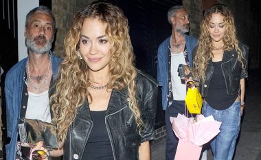 Rita Ora shijoi një mbrëmje në Chiltern Firehouse në Londër me partnerin e saj, Taika Waititi