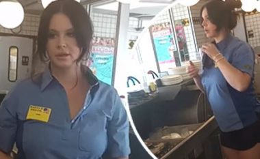 Lana Del Rey befason fansat ndërsa shfaqet duke punuar si kameriere në një restorant në Alabama