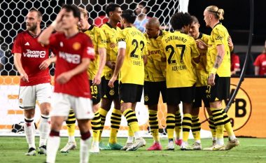 Spektakël me pesë gola të realizuar, Dortmund mposht Manchester Unitedin