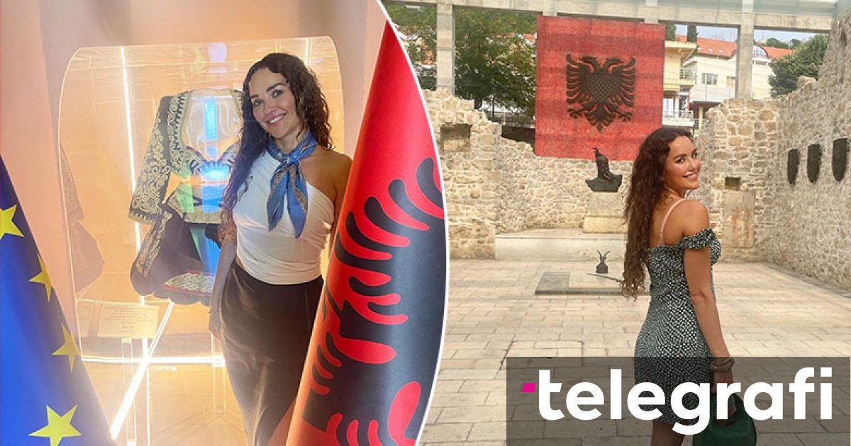 Rita Ora's sister visits the City Hall of Tirana where Rita's ...