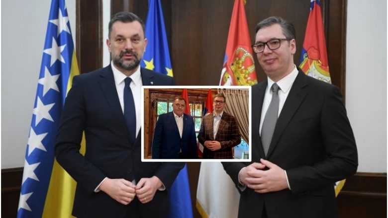 Vuçiq njoftoi një takim të “autoriteteve shtetërore” të Serbisë dhe Republikës Srpska, reagon ashpër kryediplomati i Bosnje-Hercegovinës