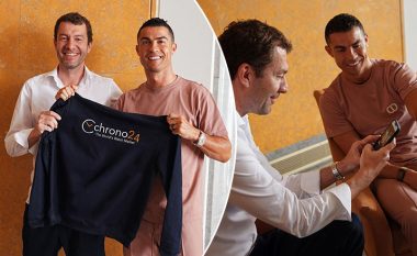 Cristiano Ronaldo bëhet aksionar në kompaninë e orëve luksoze, ‘Chrono24’