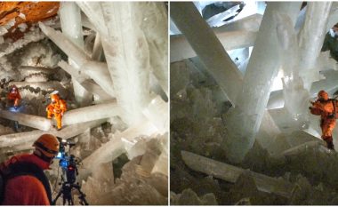 “Thellësitë e ferrit” – brenda shpellës vdekjeprurëse me kristale në Meksikë, ku nuk mund të rrini më shumë se 15 minuta